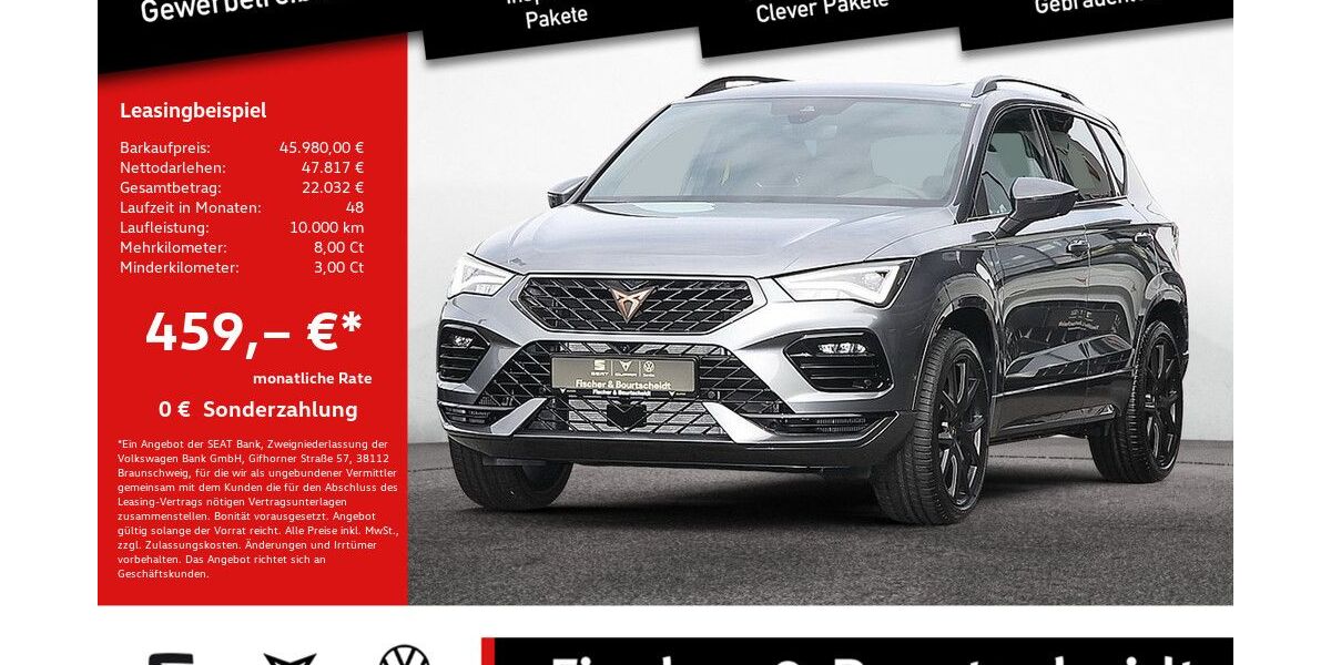 Cupra Ateca 1.674 km 45.980 &euro; Lohmar 53797