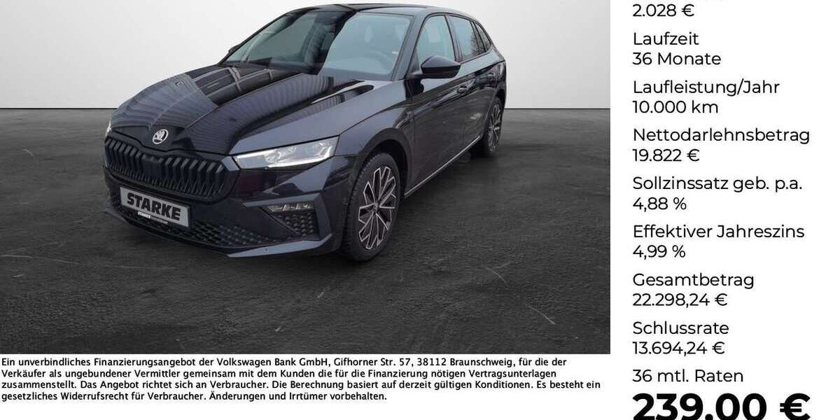 Skoda Scala 25.948 km 21.850 &euro; Georgsmarienhütte 49124