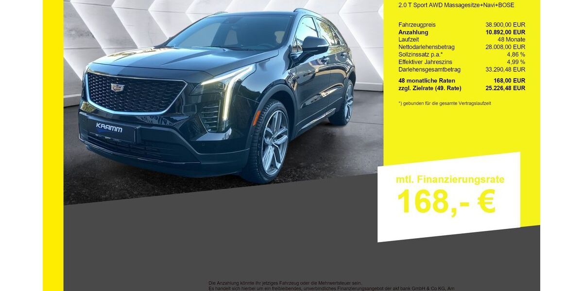 Cadillac XT4 7.500 km 37.890 &euro; Berlin-Französisch Buchholz 13127