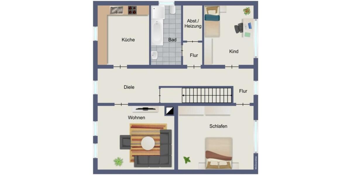 Attraktive 3-Zimmer-Wohnung in Großenlüder 3 zimmer