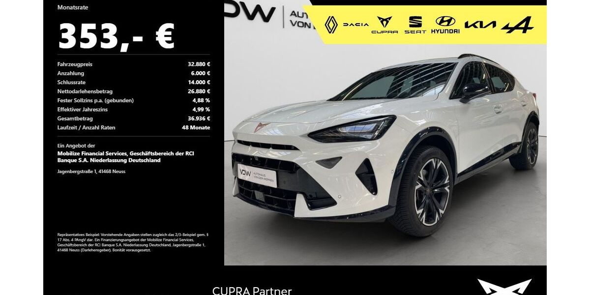 Cupra Formentor 19.100 km 31.780 &euro; Heilbronn 74076