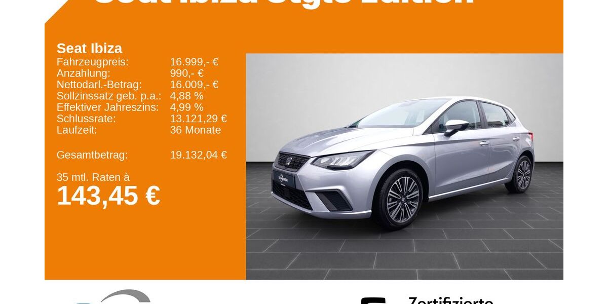Seat Ibiza 12.692 km 16.800 &euro; Kaiserslautern 67657