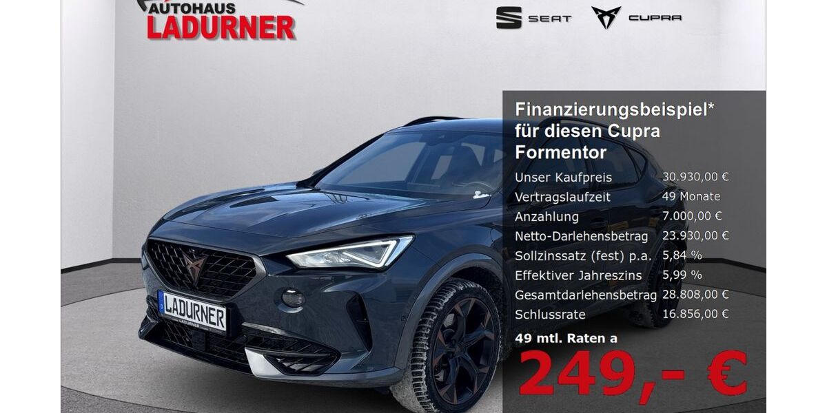 Cupra Formentor 13.600 km 30.930 &euro; Tuttlingen 78532