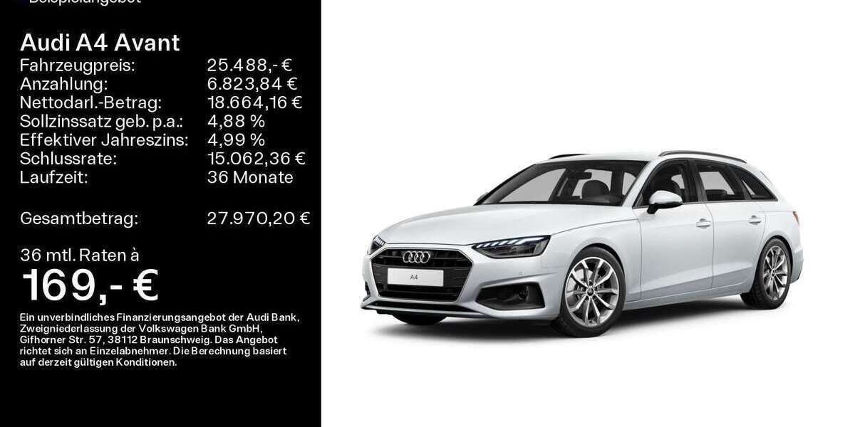 Audi A4 65.700 km 25.488 &euro; Mühlheim a. Main 63165
