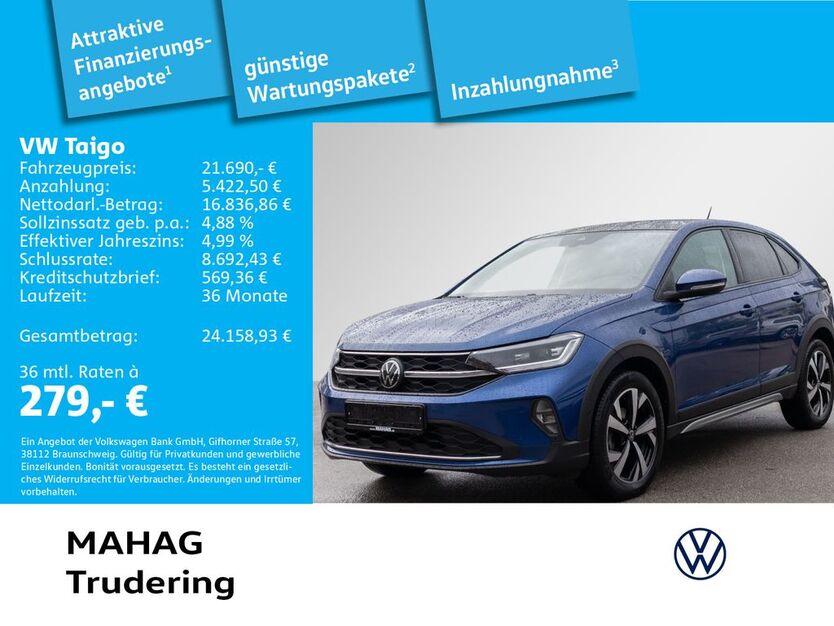 VW Taigo 46.070 km 21.690 € München 81825