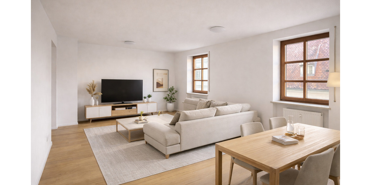 Etagenwohnung Regensburg Innenstadt - 2 Zimmer, 54 m&sup2;, 1.250&euro; | Angebot:26092400