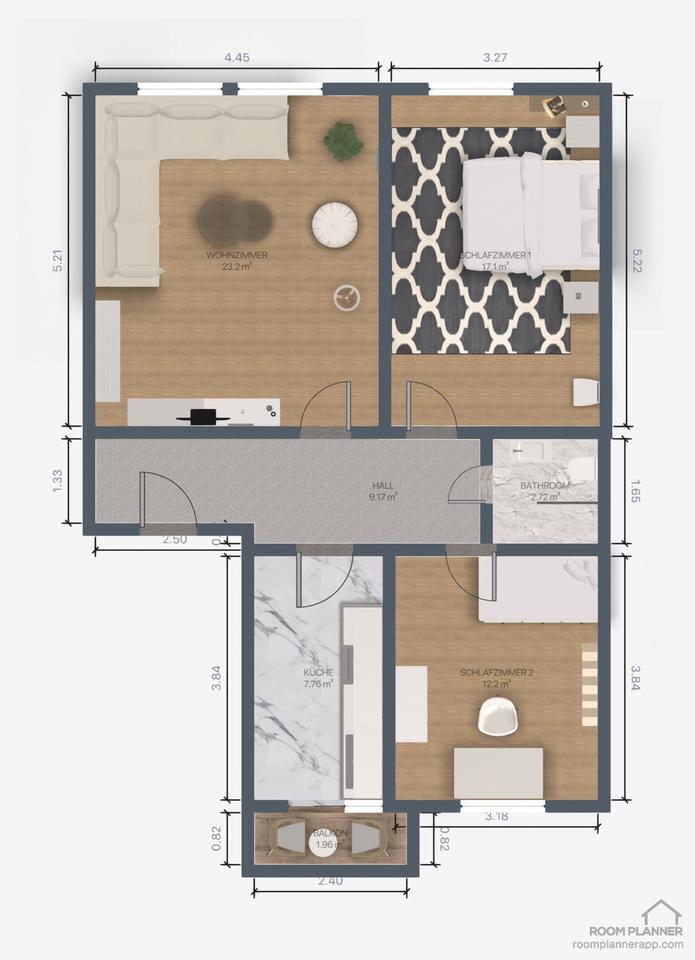 Komplett renovierte Wohnung Nähe Uni zu vermieten