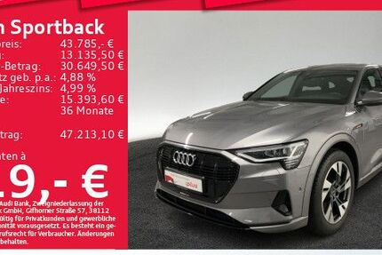 Audi e-tron 34.033 km 40.906 € München 81825