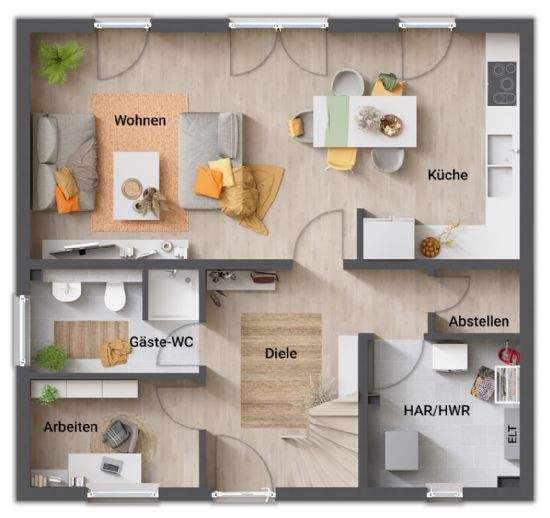 Einfamilienhaus Lüdersdorf - 6 Zimmer, 129 m&sup2;, 413.066&euro; | Angebot:26787118