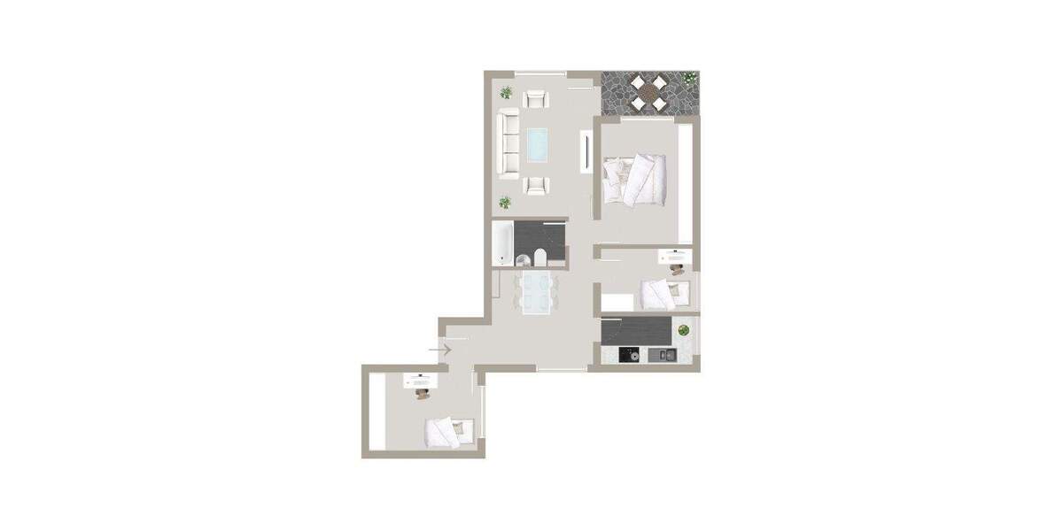 Etagenwohnung Steinbach - 4 Zimmer, 84 m&sup2;, 273.500&euro; | Angebot:25279486