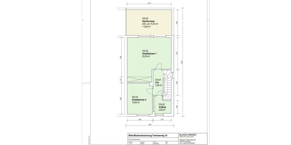 Reihenendhaus Hamburg Othmarschen - 3 Zimmer, 105 m&sup2;, 895.000&euro; | Angebot:26385741