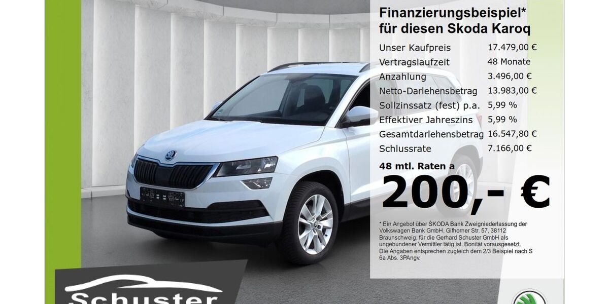 Skoda Karoq 140.735 km 16.979 &euro; Ruhstorf 94099