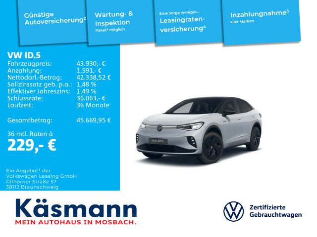 VW ID.5 5.497 km 43.930 &euro; Mosbach 74821