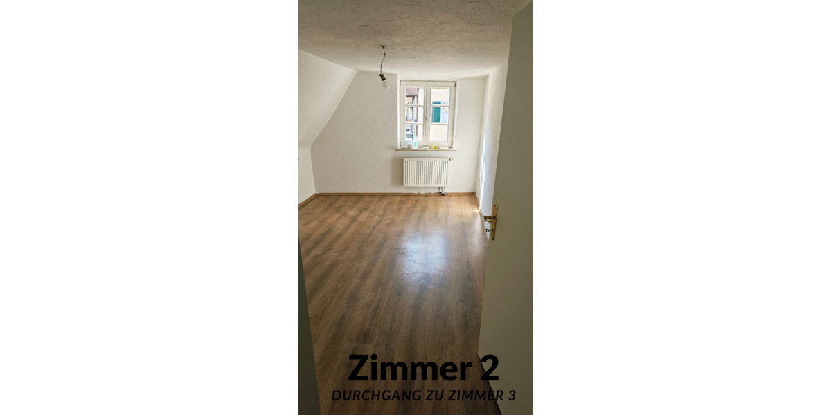 Dachgeschoßwohnung Augsburg - 3 Zimmer, 90 m&sup2;, 1.400&euro; | Angebot:25831984