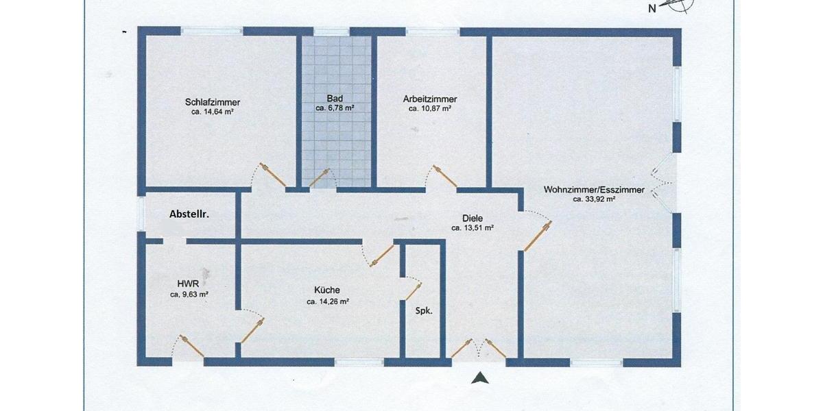 Bungalow Medelby - 3 Zimmer, 104 m&sup2;, 860&euro; | Angebot:26443881