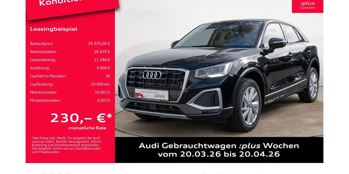 Audi Q2 3.532 km 29.490 &euro; Potsdam 14482