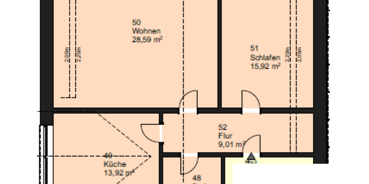 Dachgeschoßwohnung Bissendorf - 2 Zimmer, 72 m&sup2;, 520&euro; | Angebot:25369517