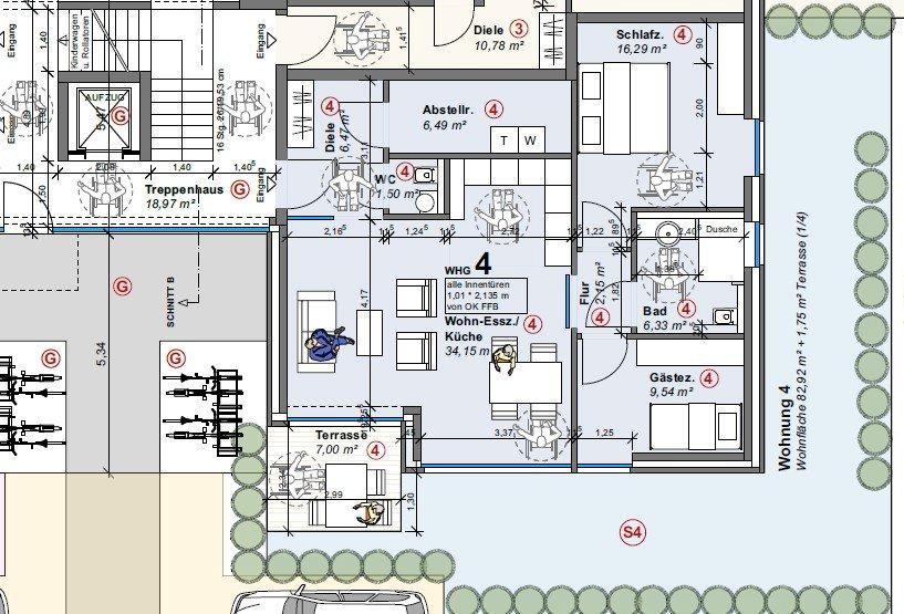 Erdgeschoßwohnung Heinsberg - 3 Zimmer, 85 m&sup2;, 1.130&euro; | Angebot:26676681