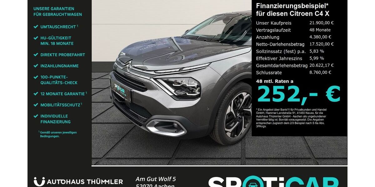 Citroen C4 22.670 km 21.790 &euro; Aachen 52070