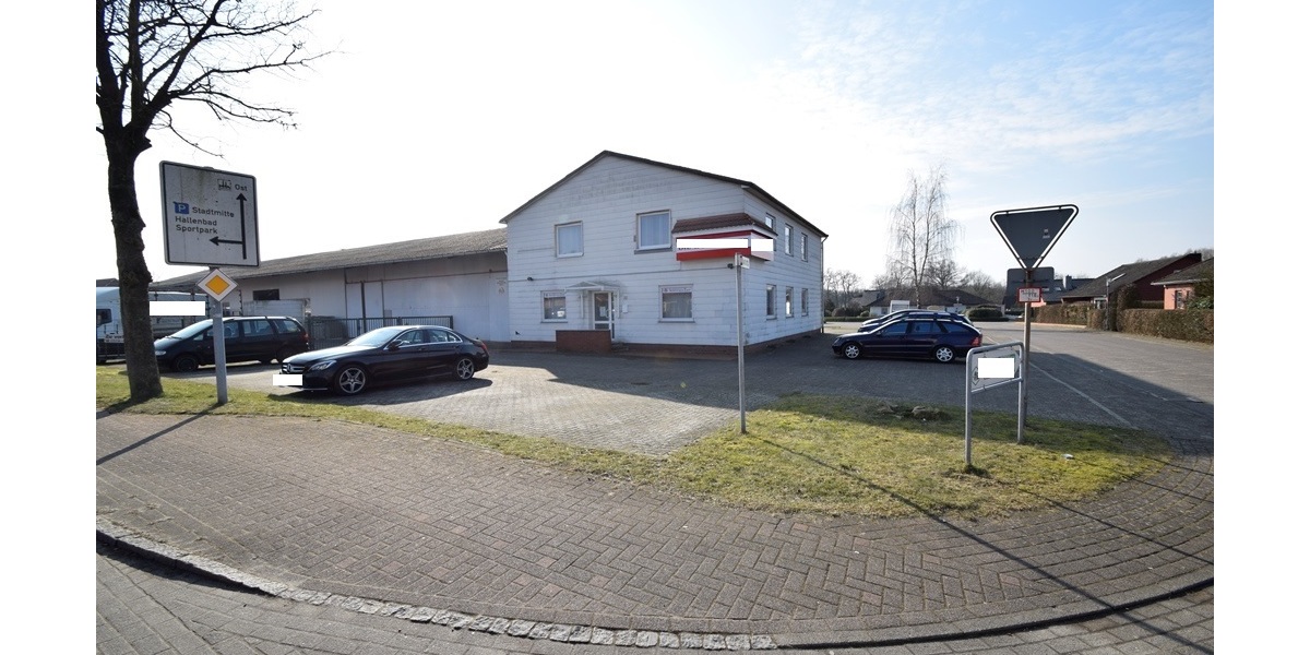 Hauptverkehrsstr. Sulingen: Gewerbehalle teilbar viele Parkplätze - Gewerbeobjekt Sulingen | Angebot:25416987