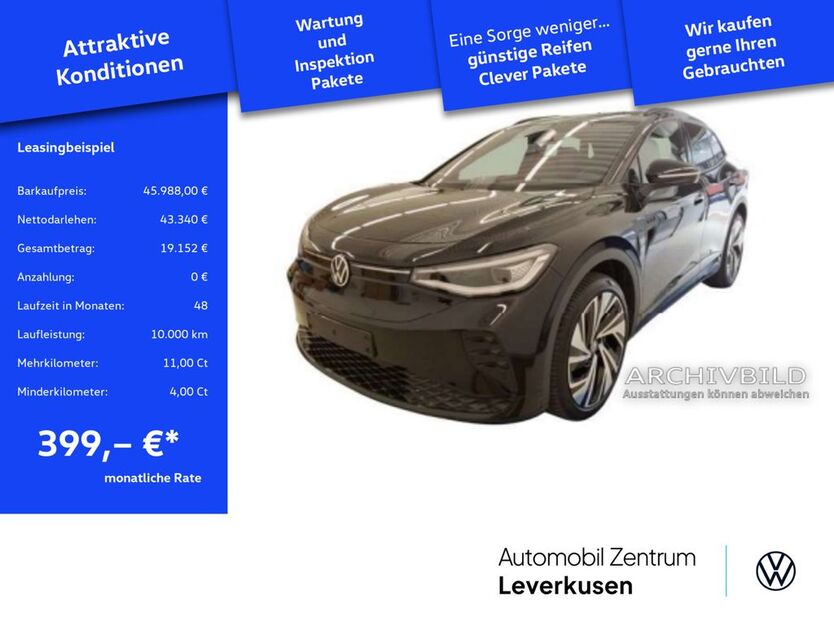 VW ID.4 8.943 km 45.988 € Leverkusen 51379