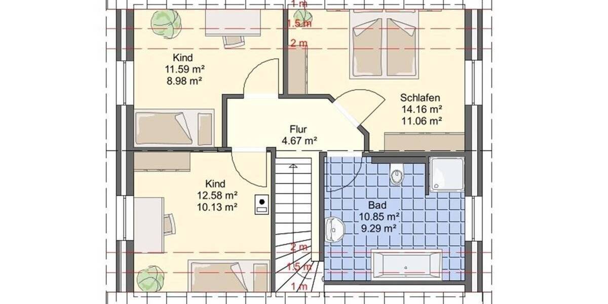 Einfamilienhaus Engelbrechtsche Wildnis - 4 Zimmer, 113 m&sup2;, 355.500&euro; | Angebot:25769477