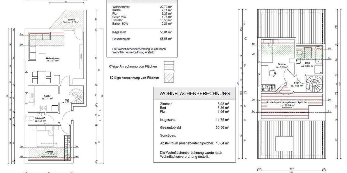 Etagenwohnung Offenbach - 3 Zimmer, 65 m&sup2;, 247.500&euro; | Angebot:24821768