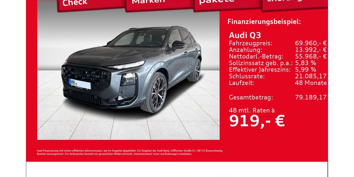 Audi Q3 1.890 km 69.960 &euro; Hamburg 22419