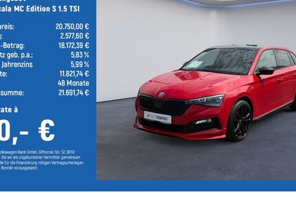 Skoda Scala 67.100 km 20.750 &euro; Braunschweig 38124