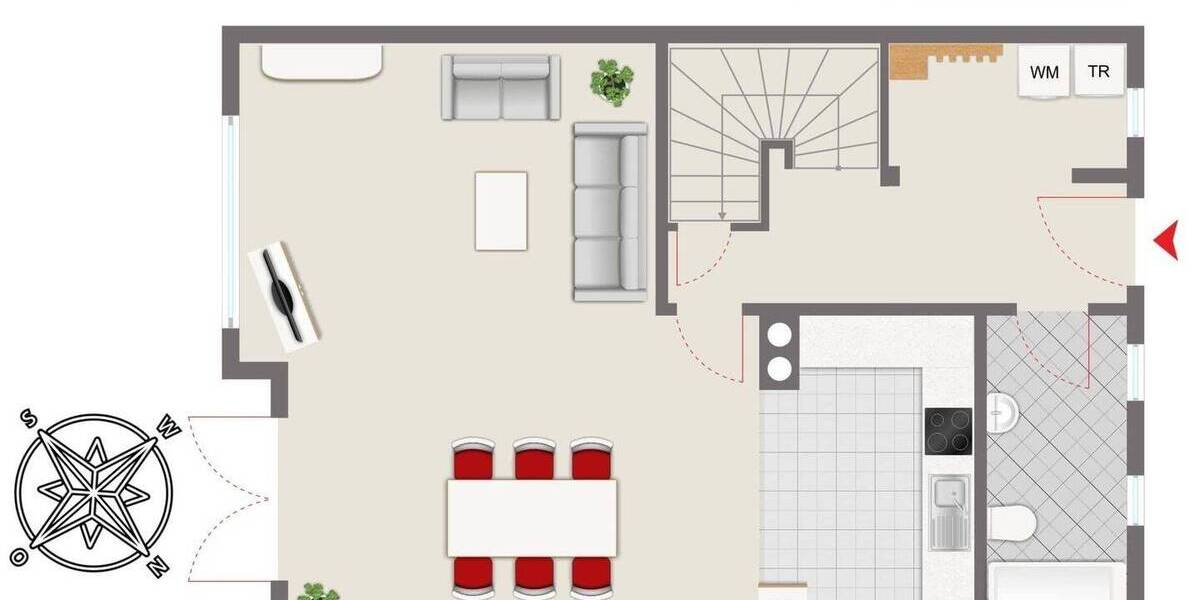 Doppelhaushälfte Nebel - 3 Zimmer, 81 m&sup2;, 915.000&euro; | Angebot:25909352