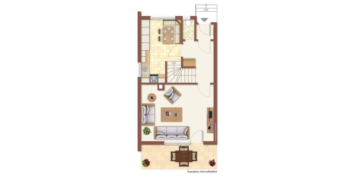 Reihenendhaus Ettlingen - 4 Zimmer, 110 m&sup2;, 329.000&euro; | Angebot:24270389