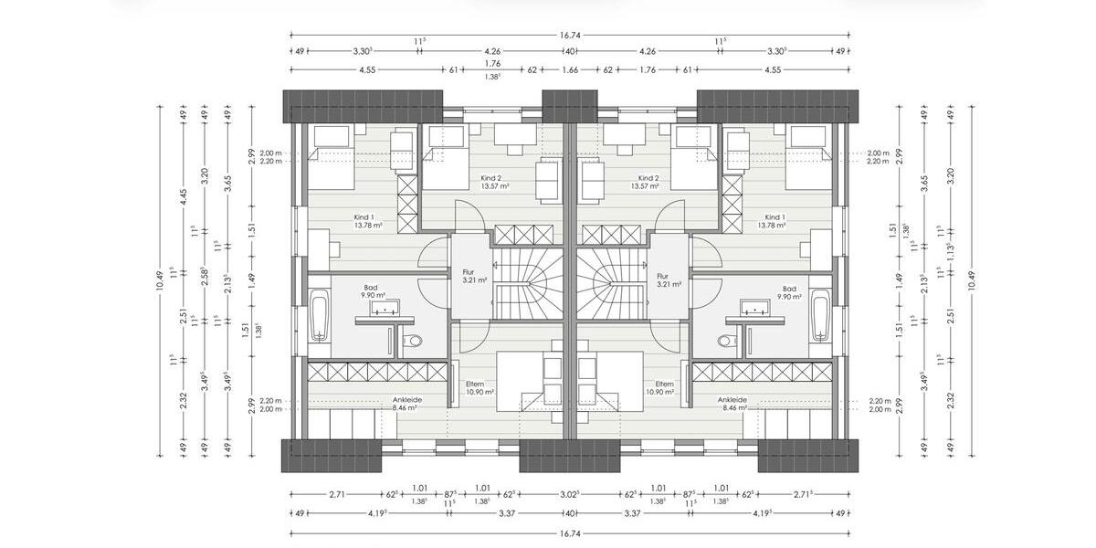 Doppelhaushälfte Cloppenburg - 4 Zimmer, 127 m&sup2;, 1.650&euro; | Angebot:24842681