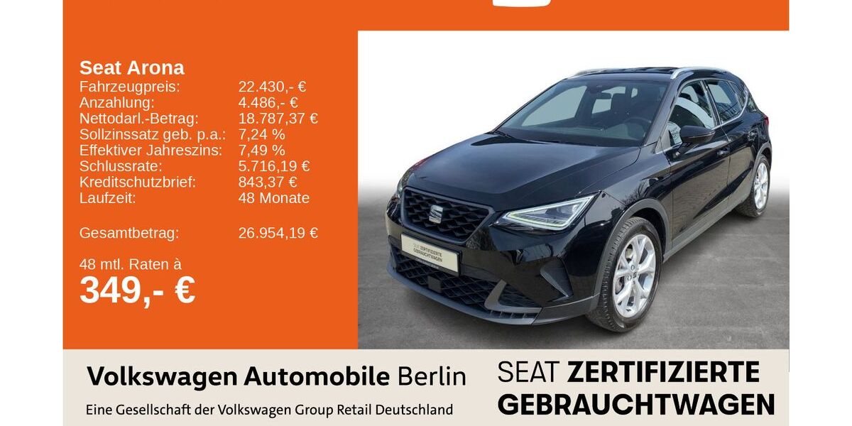 Seat Arona 32.020 km 22.430 &euro; Berlin 13089