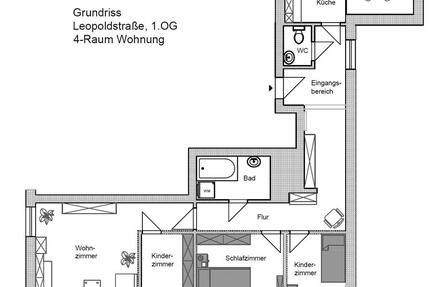 Wohnung Glauchau - 4 Zimmer, 87 m&sup2;, 440&euro; | Angebot:26039631