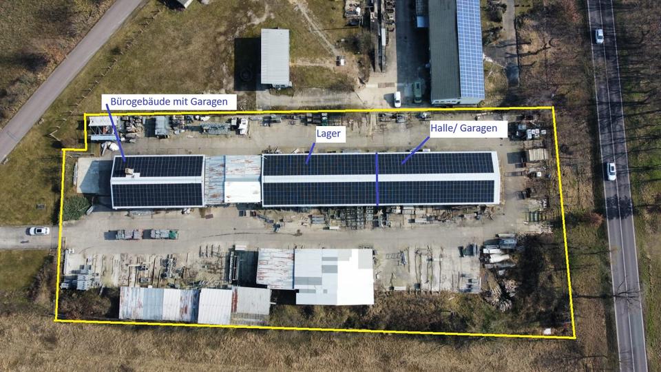 Attraktives Gewerbegrundstück mit Halle, Büro, Lager in Dessau zimmer