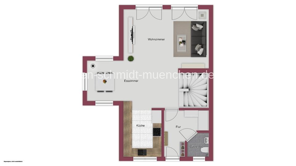 Doppelhaushälfte Haar - 4.5 Zimmer, 125 m&sup2;, 2.750&euro; | Angebot:25436231