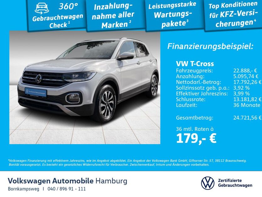 VW T-Cross 53.973 km 22.888 € Hamburg 22761