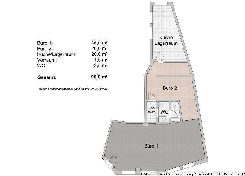 Gewerbeobjekt Meißen - 2 Zimmer, 90 m&sup2;, 360&euro; | Angebot:25743354