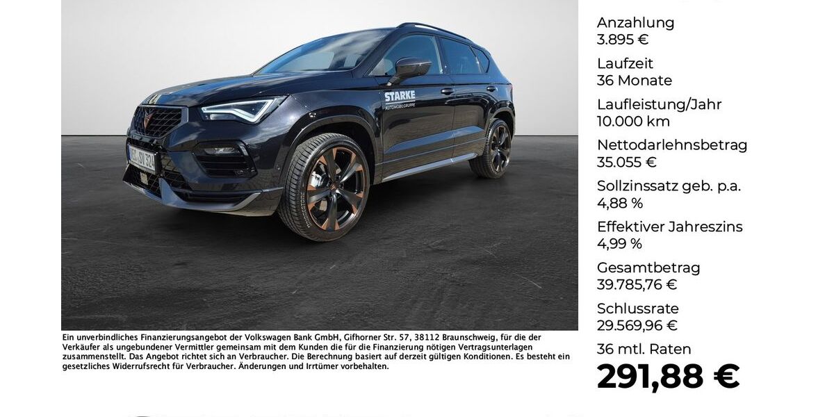 Cupra Ateca 7.362 km 38.840 &euro; Vechta 49377
