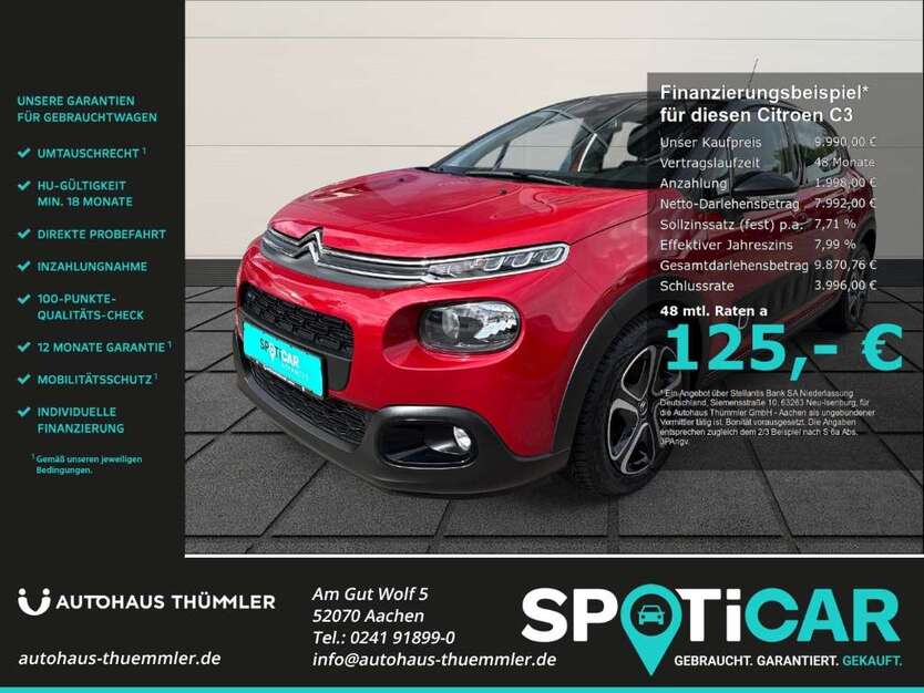Citroen C3 67.460 km 9.990 € Aachen 52070