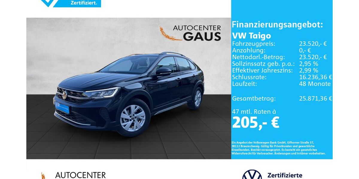 VW Taigo 2.399 km 23.260 &euro; Bielefeld 33699