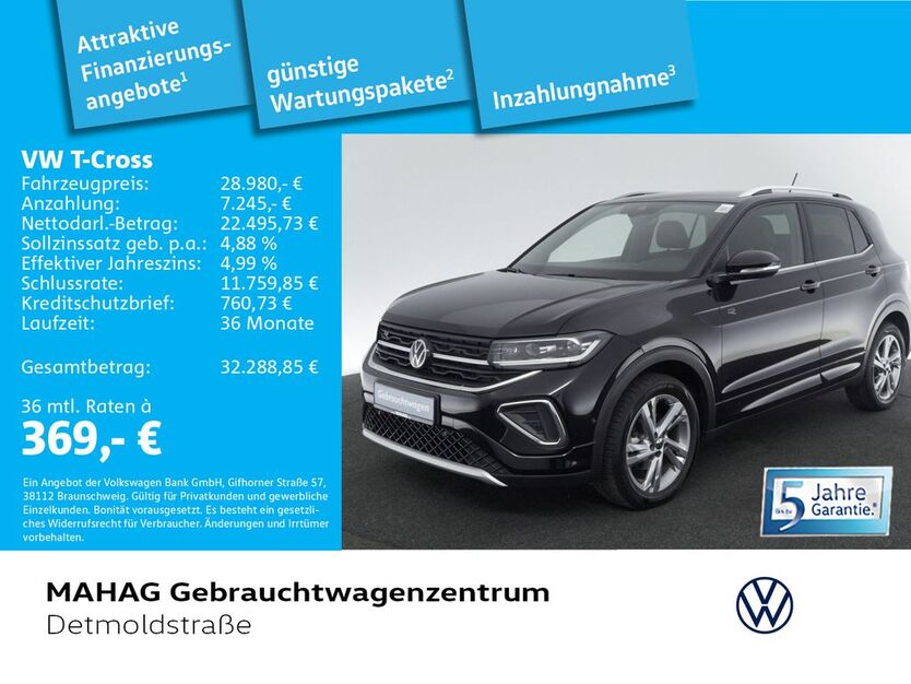 VW T-Cross 11.617 km 28.980 € München 80935