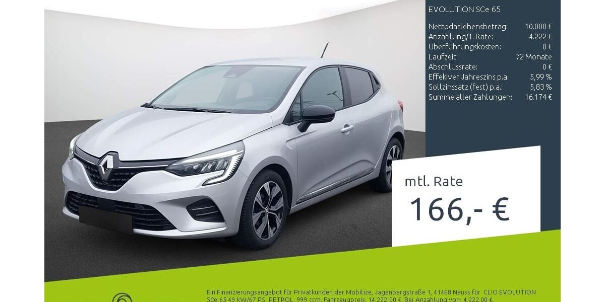 Renault Clio 27.606 km 14.222 &euro; Stuhr 28816