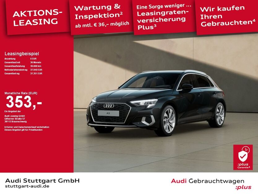 Audi A3 6.398 km 37.940 € Stuttgart 70563