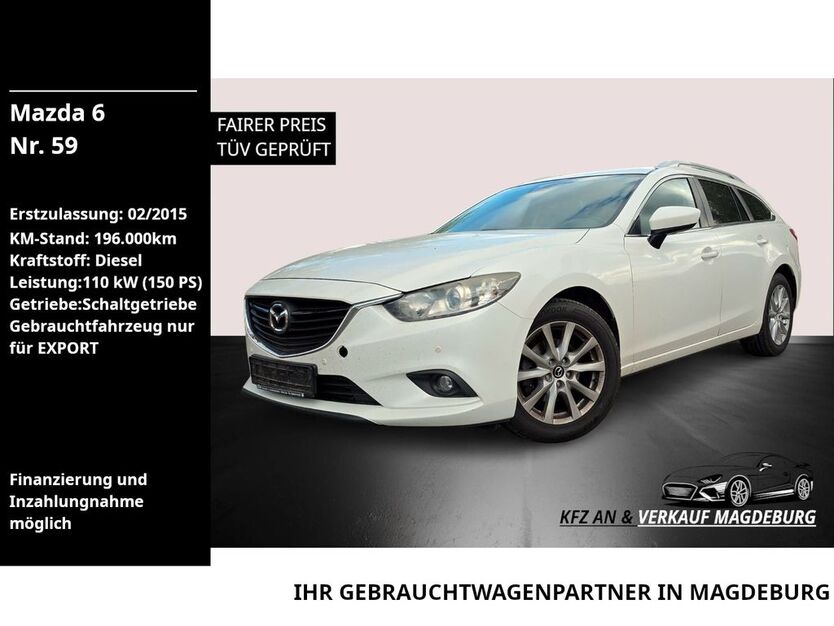 Mazda 6 196.000 km 4.390 € Magdeburg 39118