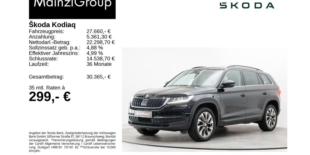 Skoda Kodiaq 91.600 km 26.990 &euro; Feldkirchen/Westerham 83620