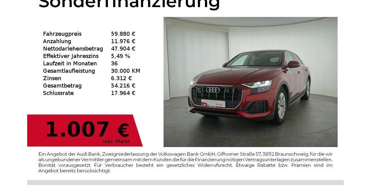 Audi Q8 60.302 km 59.880 &euro; Nürnberg 90441