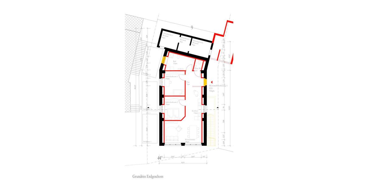 Erdgeschoßwohnung Stolberg (Rhld.) Gressenich - 5 Zimmer, 92 m&sup2;, 1.250&euro; | Angebot:26396576