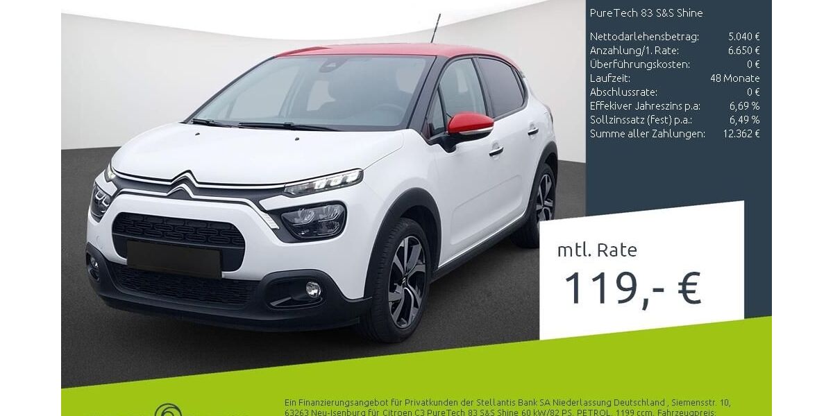 Citroen C3 38.571 km 11.690 &euro; Borken 46325