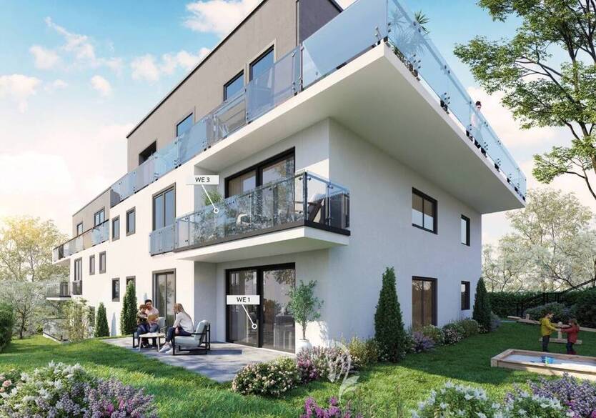 Neubau fertiggestellt! Hochwertige 4 Zimmer BalkonWohnung